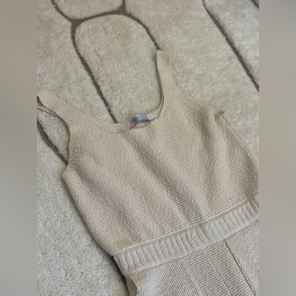 Free People Beach Cream Romper 100% Cotton - Picture 3 of 6